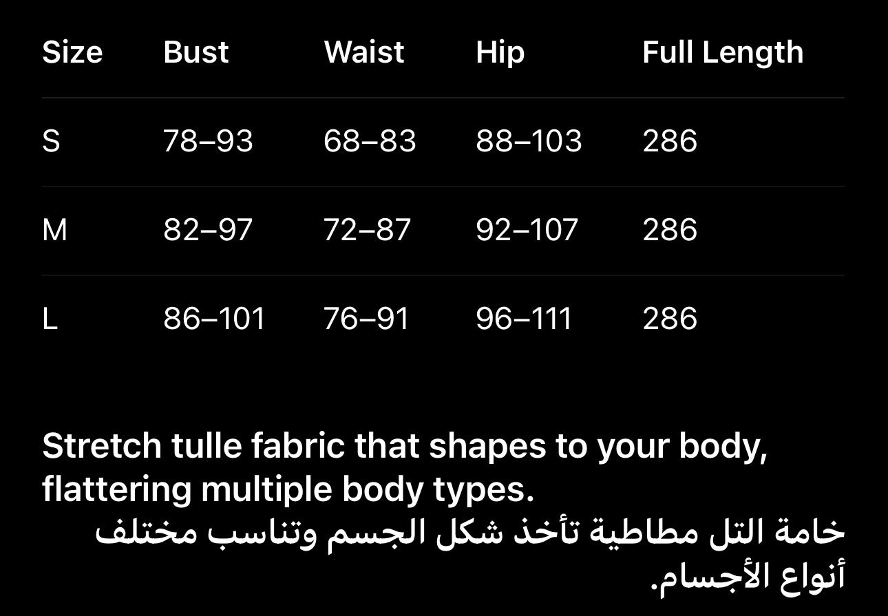 Sola – Black Tull Dress with draping